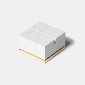 MONSTERPILL card holder _ white marble